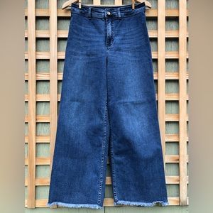 Free Fall Indigo Wide-Leg Jeans